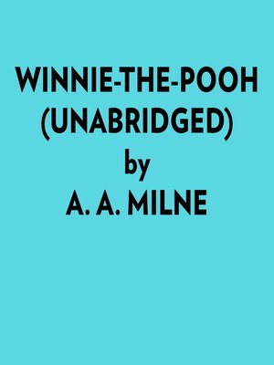 cover image of Winnie-the-pooh (Unabridged)